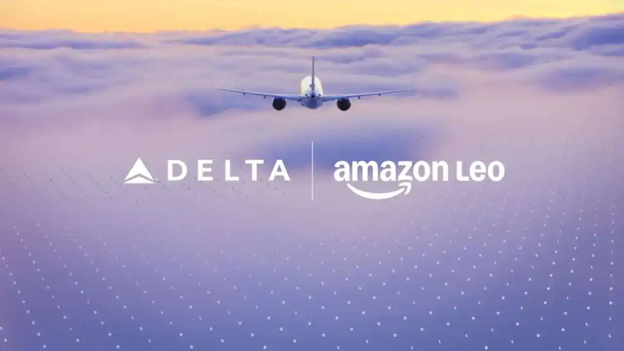 Amazon подключит спутниковый интернет на 500 самолётах Delta в США