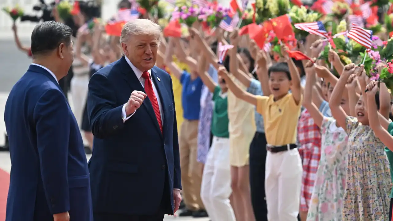 Китай встретил Дональда Трампа с почестями, несмотря на спор с США