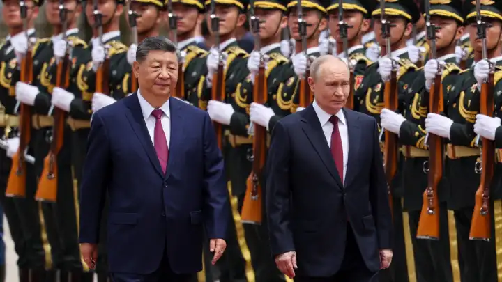 Си Цзиньпин принял Владимира Путина в Пекине
