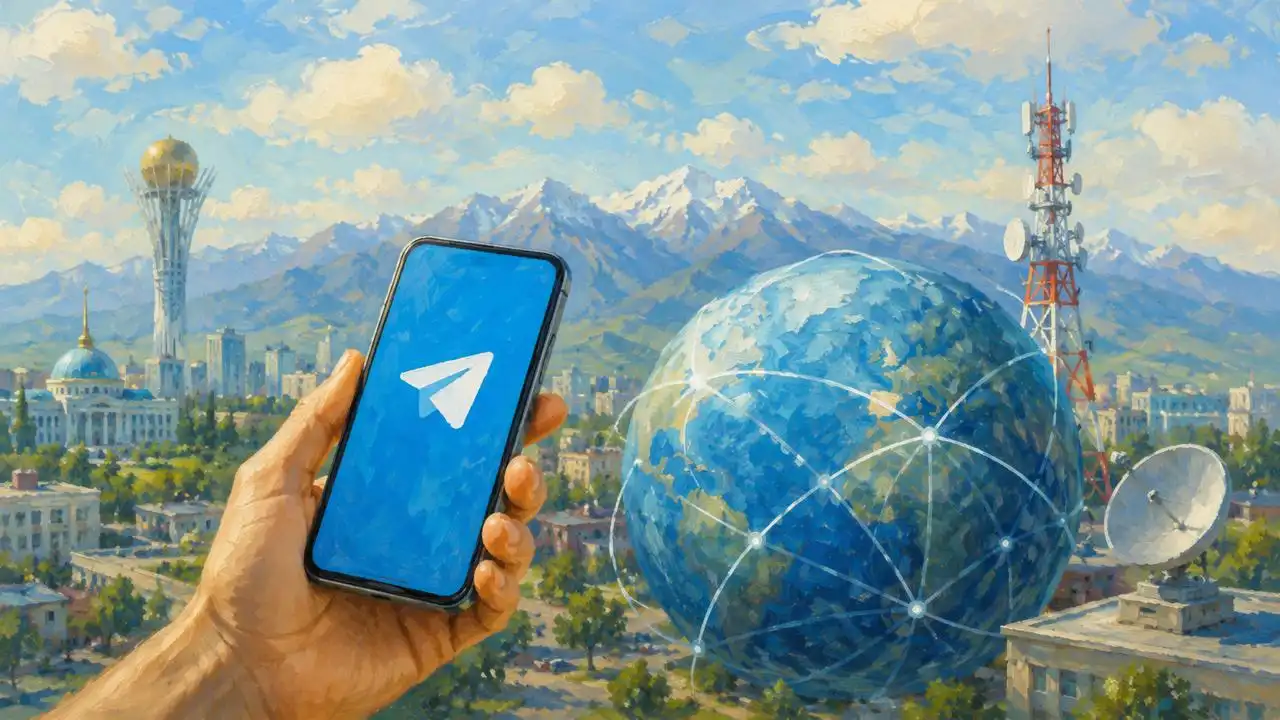 Казахтелеком назвал причину сбоя Telegram в Казахстане