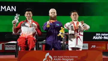 Казахстанец Дегтярев установил рекорд Пара игр в Японии